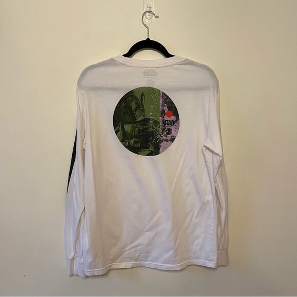 Y2K Limited Edition Star Wars / Elements M long sleeve top white Bounty Hunter - Picture 1 of 7